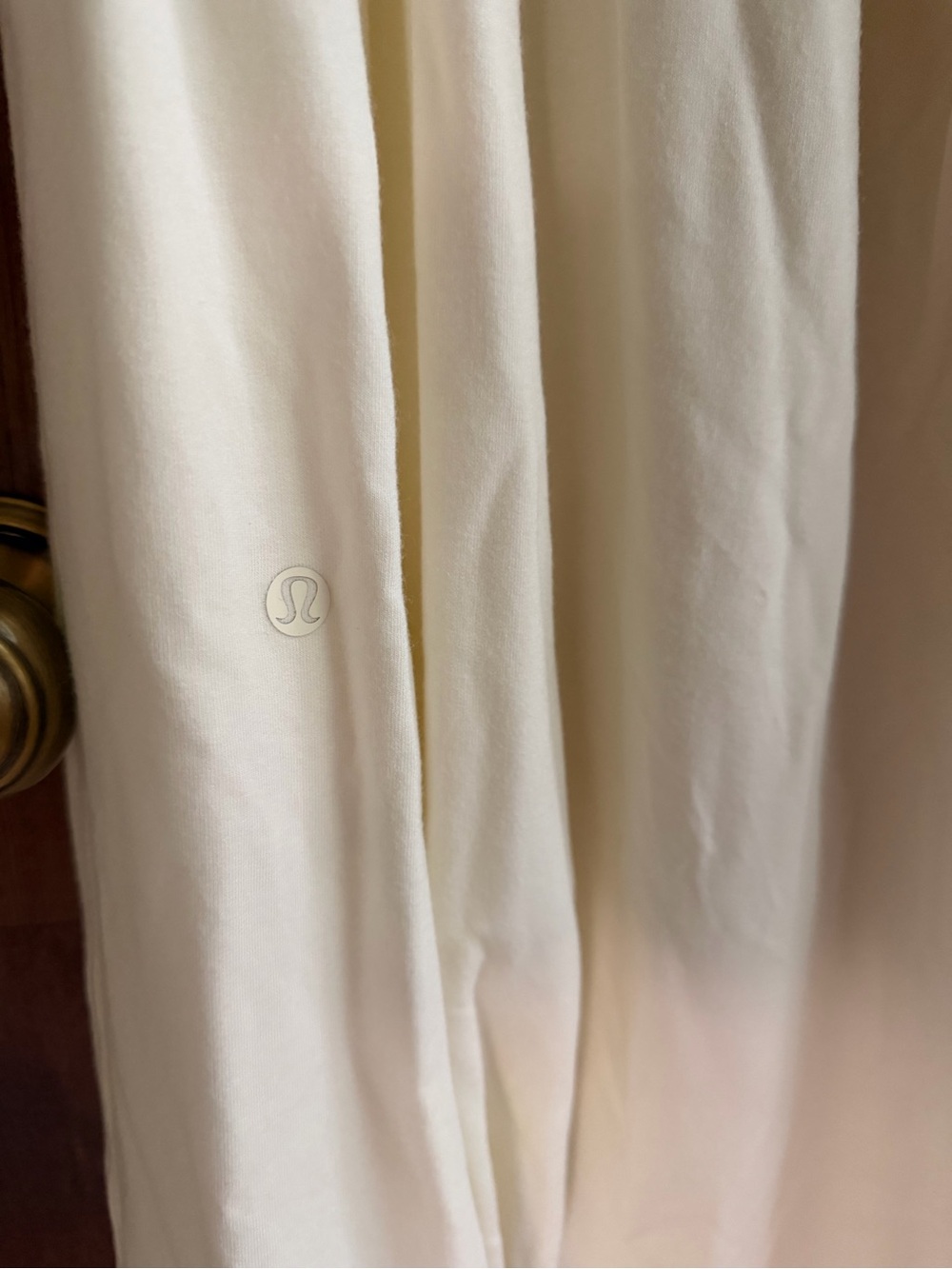 LULULEMON BE CALM MID RISE WIDE LEG PANT IN COCONUT IVORY - Picture 7 of 9